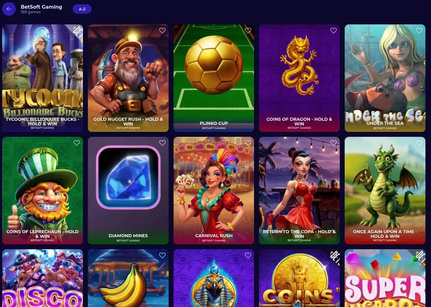 Игровой каталог Вулкан 777